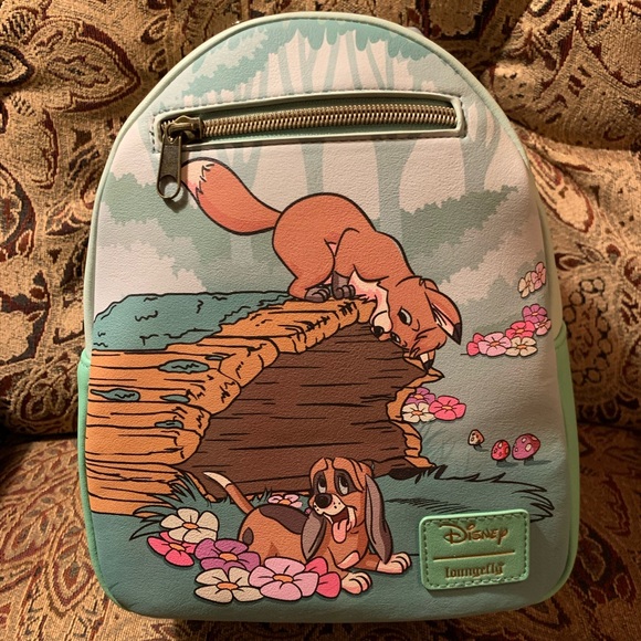 Disney Handbags - NWT Disney Fox and the Hound Loungefly Backpack